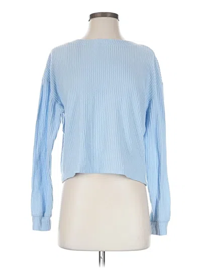 Pre-owned Aéropostale Long Sleeve T-shirt In Blue