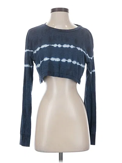 Pre-owned Aéropostale Long Sleeve T-shirt In Blue