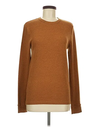 Pre-owned Aéropostale Long Sleeve T-shirt In Brown