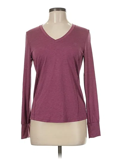 Pre-owned Aéropostale Long Sleeve T-shirt In Burgundy