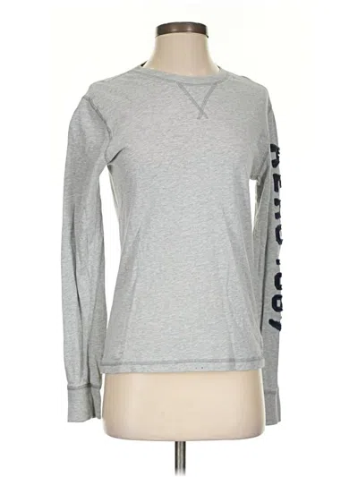Pre-owned Aéropostale Long Sleeve T-shirt In Gray