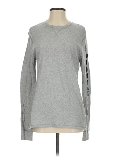 Pre-owned Aéropostale Long Sleeve T-shirt In Gray