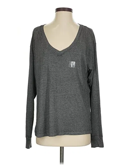 Pre-owned Aéropostale Long Sleeve T-shirt In Gray
