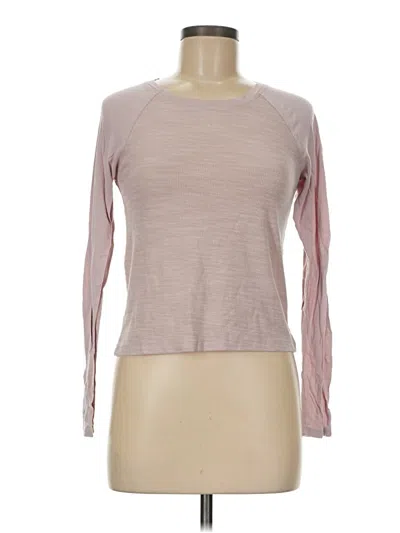 Pre-owned Aéropostale Long Sleeve T-shirt In Pink
