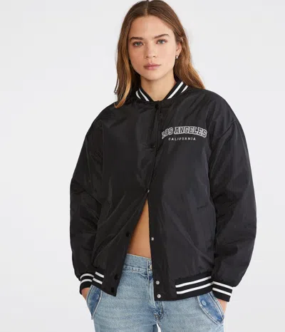 Aéropostale Los Angeles Bomber Jacket In Multi