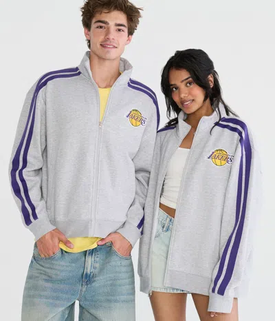 Aéropostale Los Angeles Lakers Fleece Track Jacket In Multi