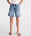 Aéropostale Low-rise Baggy Denim Shorts 8" In Multi