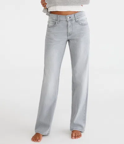 Aéropostale Low-rise Baggy Jean In Grey