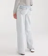Aéropostale Low-rise Baggy Wide Leg Star Pocket Jean In Blue