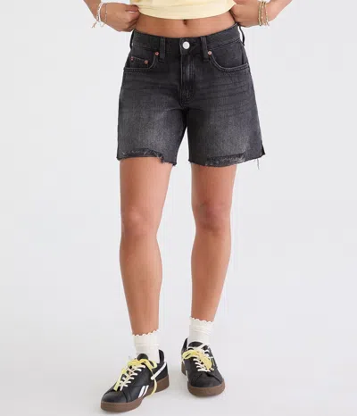 Aéropostale Low-rise Baggy Denim Shorts 6" In Multi