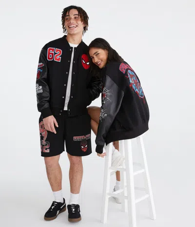 Aéropostale Marvel Spider-man Varsity Bomber Jacket In Multi | ModeSens