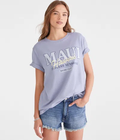 Aéropostale Maui Shore Club Boyfriend Graphic Tee