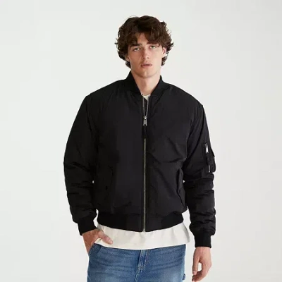 Aéropostale Mens Bomber Jacket In Black
