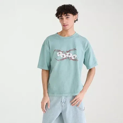Aéropostale Mens Crew Neck Short Sleeve Regular Fit Graphic T-shirt In Blue