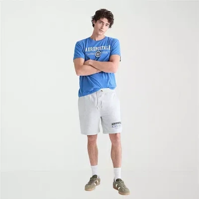 Aéropostale Mens Juniors Drawstring Waist Pull-on Short In Blue