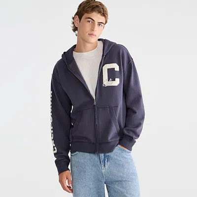 Aéropostale Mens Long Sleeve Fleece Zipper Hoodie In Multi