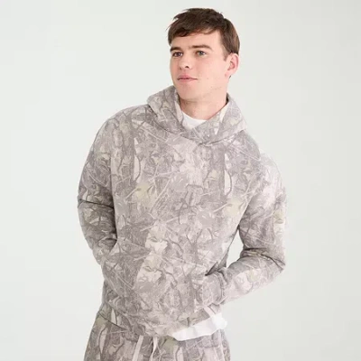 Aéropostale Cloud Soft Forest Camo Boxy Pullover Hoodie In Multi