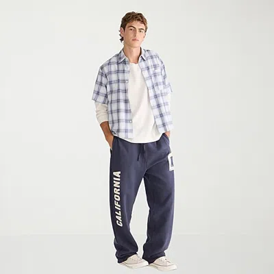 Aéropostale Mens Regular Fit Fleece Sweatpant In Gray