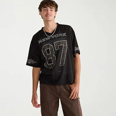 Aéropostale Mens V Neck Short Sleeve Jersey In Black