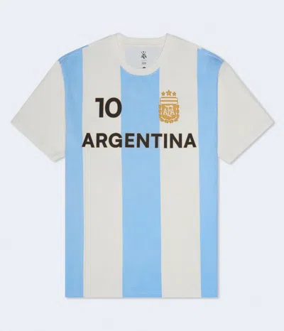 Aéropostale Messi Afa Striped Graphic Tee In Multi