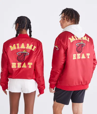 Aéropostale Miami Heat Bomber Jacket In Red