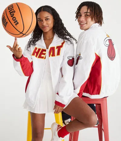 Aéropostale Miami Heat Full-zip Track Jacket In White