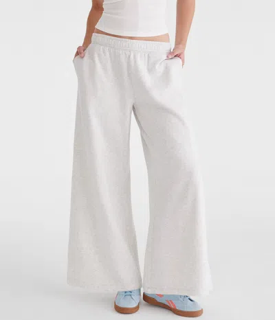 Aéropostale Mid-rise Super Wide Leg Sweatpants In Multi