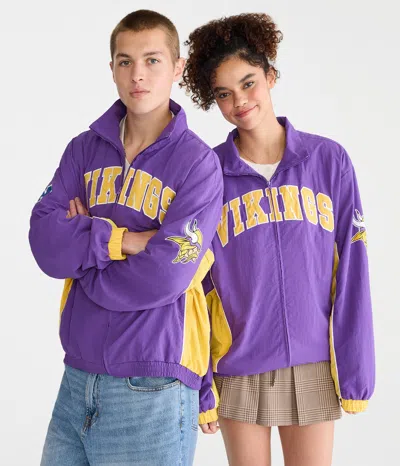 Aéropostale Minnesota Vikings Full-zip Track Jacket In Purple