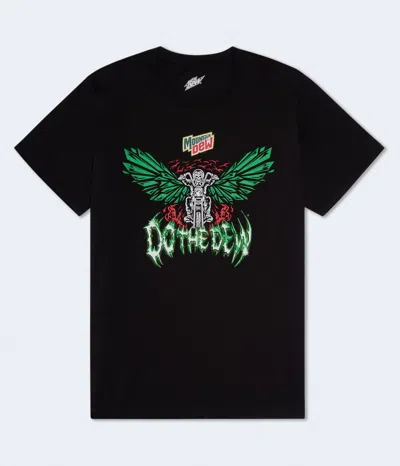 Aéropostale Mountain Dew Relaxed Graphic Tee In Black