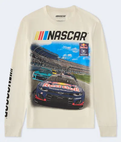 Aéropostale Nascar Long Sleeve Red Bull Trackhouse Relaxed Graphic Tee In White