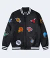 Aéropostale Nba Team Logos Bomber Jacket In Multi