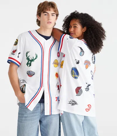 Aéropostale Nba Team Logos Top In White