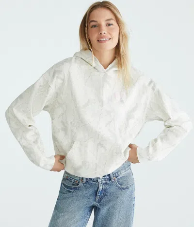 Aéropostale New York 87 Forest Camo Pullover Hoodie In White