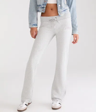 Aéropostale New York Fit & Flare Sweatpants In White