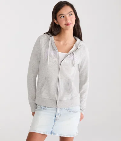 Aéropostale New York Full-zip Hoodie In Multi