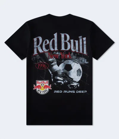 Aéropostale New York Red Bulls Relaxed Graphic Tee In Black