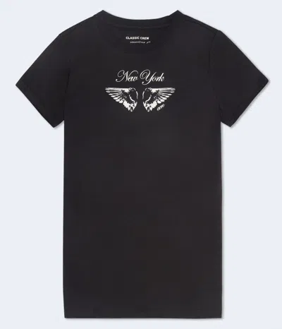 Aéropostale New York Wings Graphic Tee In Black