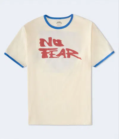 Aéropostale No Fear Relaxed Ringer Graphic Tee In Neutral