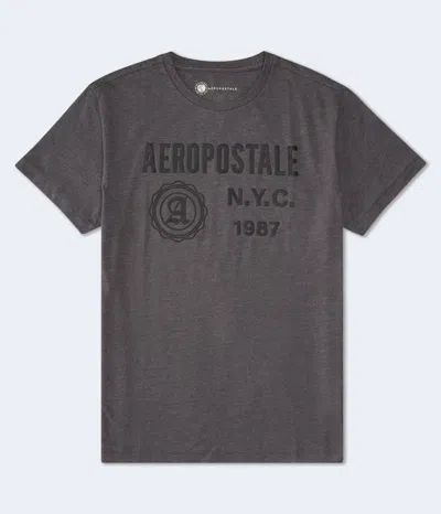 Aéropostale Nyc 1987 Graphic Tee In Gray