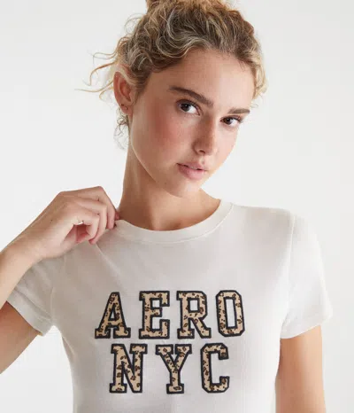 Aéropostale Nyc Appliqué Graphic Tee In Multi