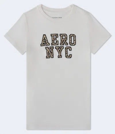 Aéropostale Nyc Appliqué Graphic Tee In White