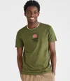 AÉROPOSTALE NYC ROSE BOX LOGO GRAPHIC TEE