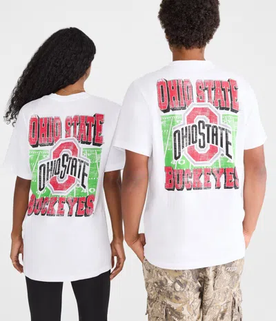 Aéropostale Ohio State Buckeyes Relaxed Graphic Tee In White