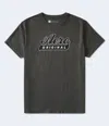 Aéropostale Original Script Graphic Tee In Grey