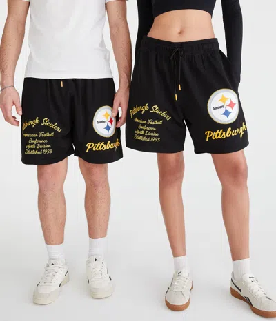 Aéropostale Pittsburgh Steelers Mesh Shorts 6" In Multi