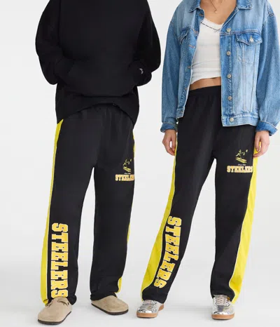 Aéropostale Pittsburgh Steelers Track Pants In Black