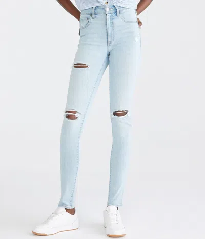 Aéropostale Premium Seriously Stretchy High-rise Jegging In Blue