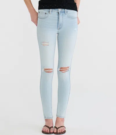 Aéropostale Premium Seriously Stretchy High-rise Jegging In Blue