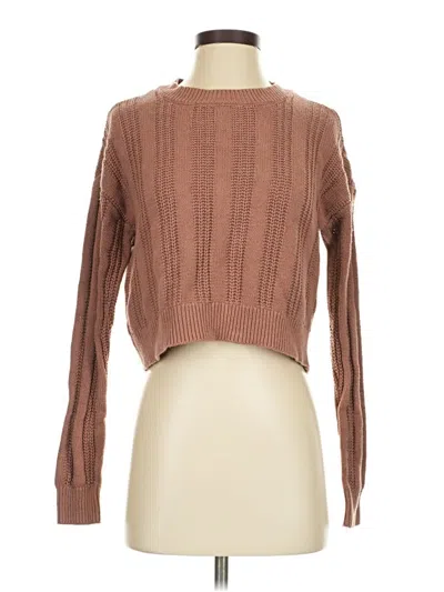 Pre-owned Aéropostale Pullover Sweater In Brown