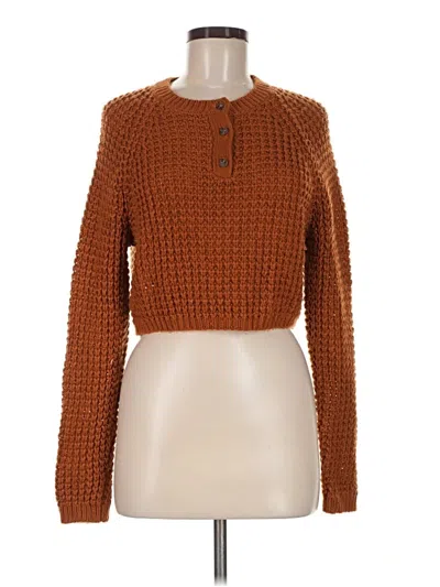 Pre-owned Aéropostale Pullover Sweater In Brown